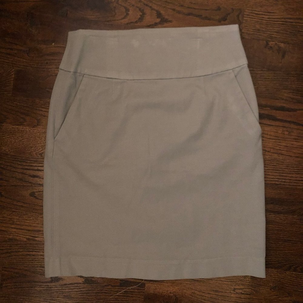 Banana Republic Gray Pencil Skirt